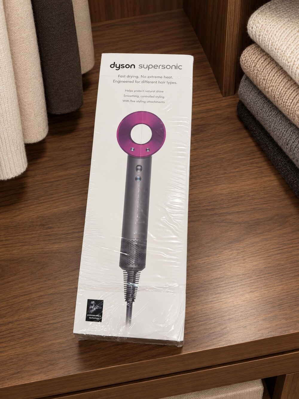 Dyson New Supersonic Hair Dryer with Pink Accent - Picture 3 of 10